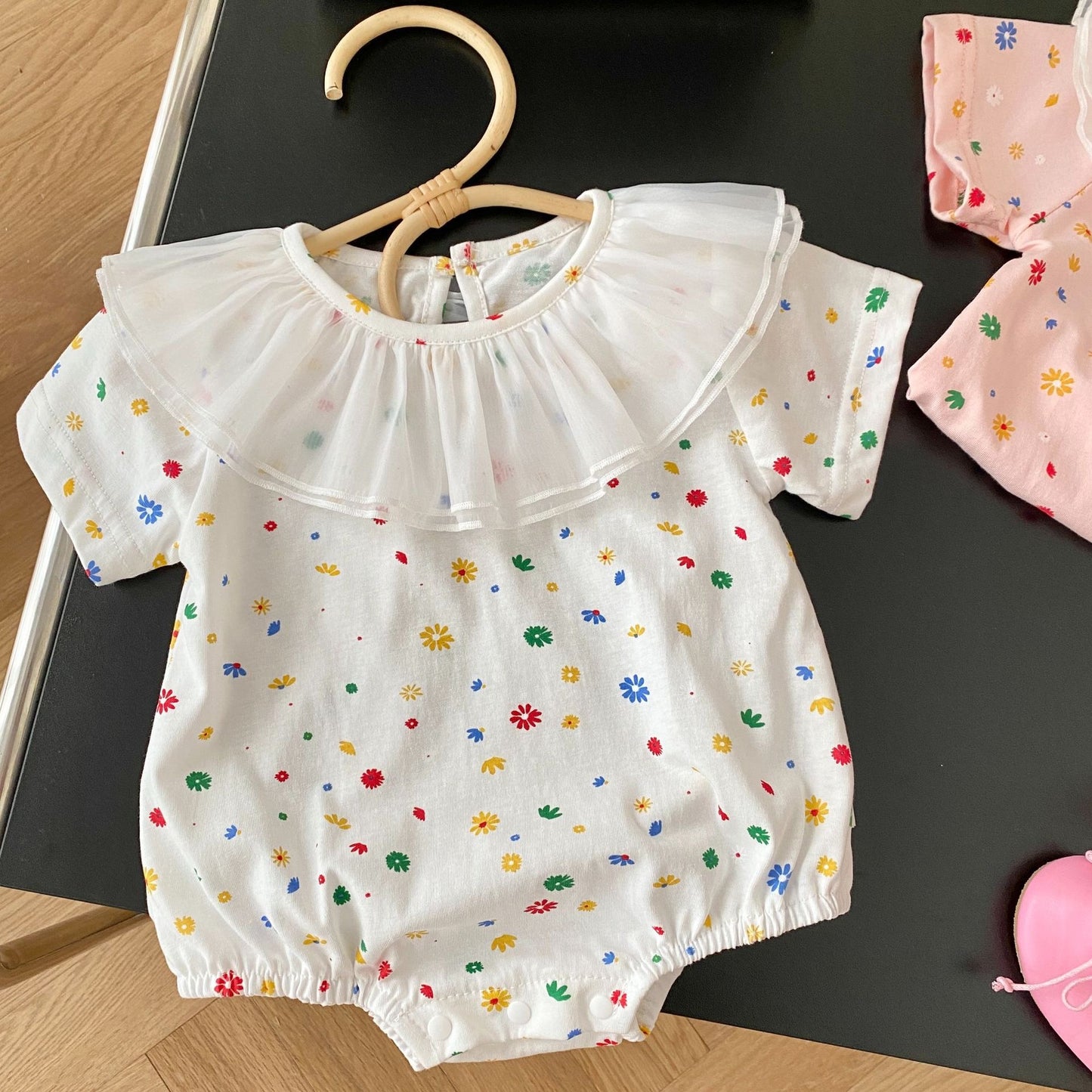 Floral Graphic Romper