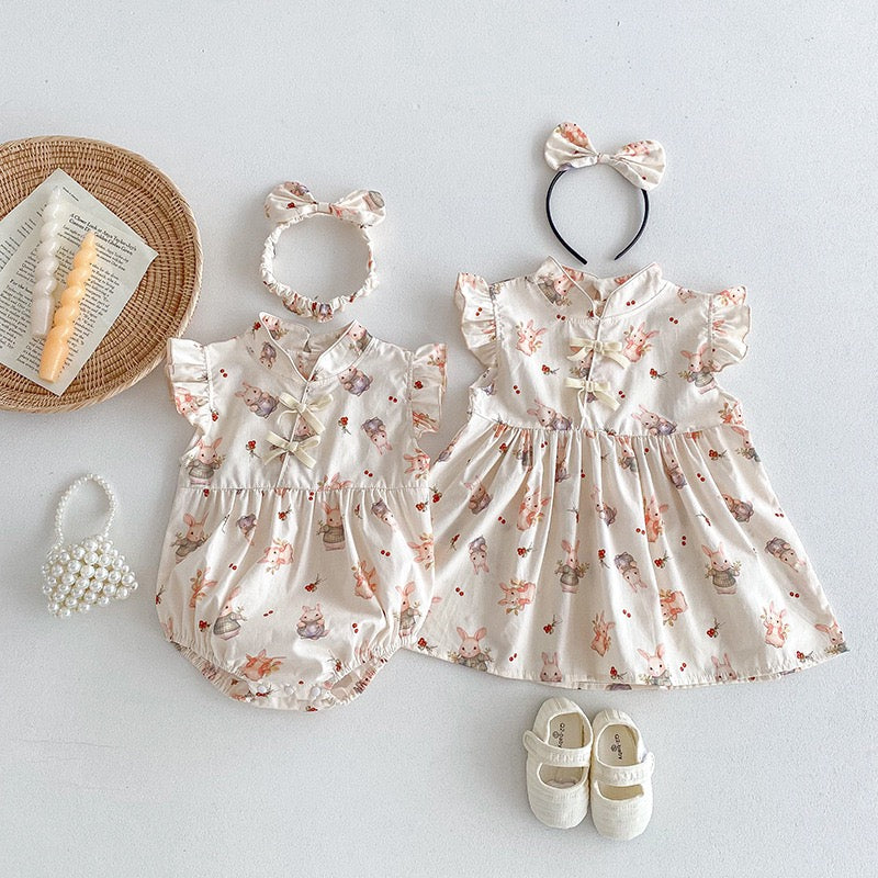 Cute Rabbit Dress / Romper