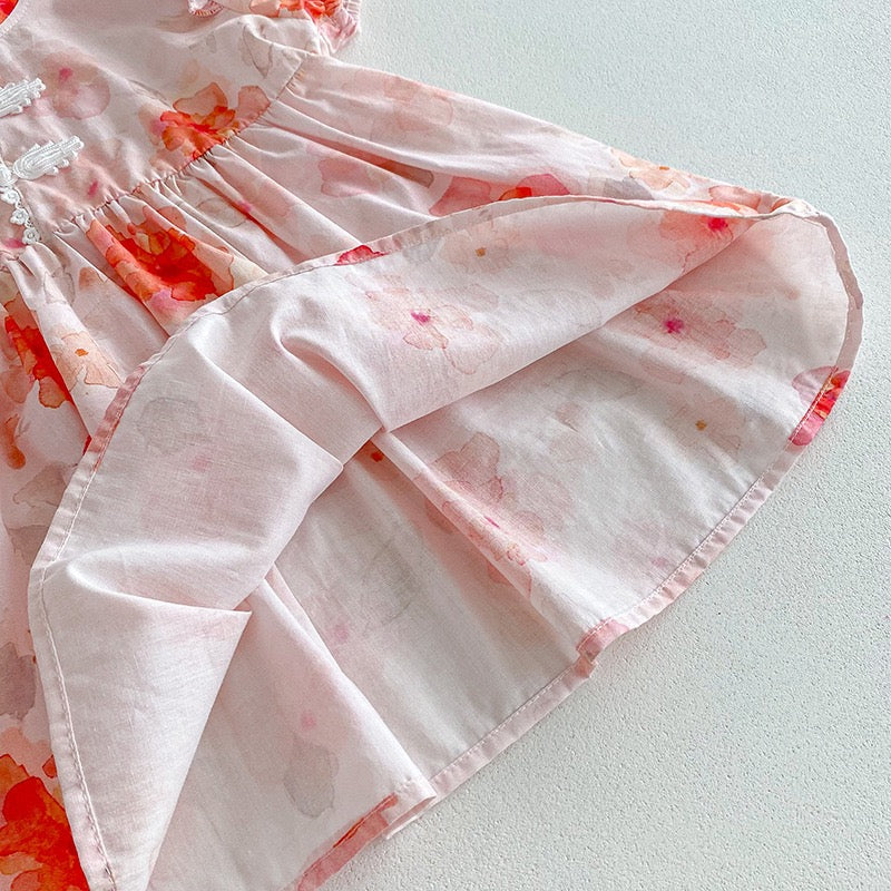 Red Tang Style Dress
