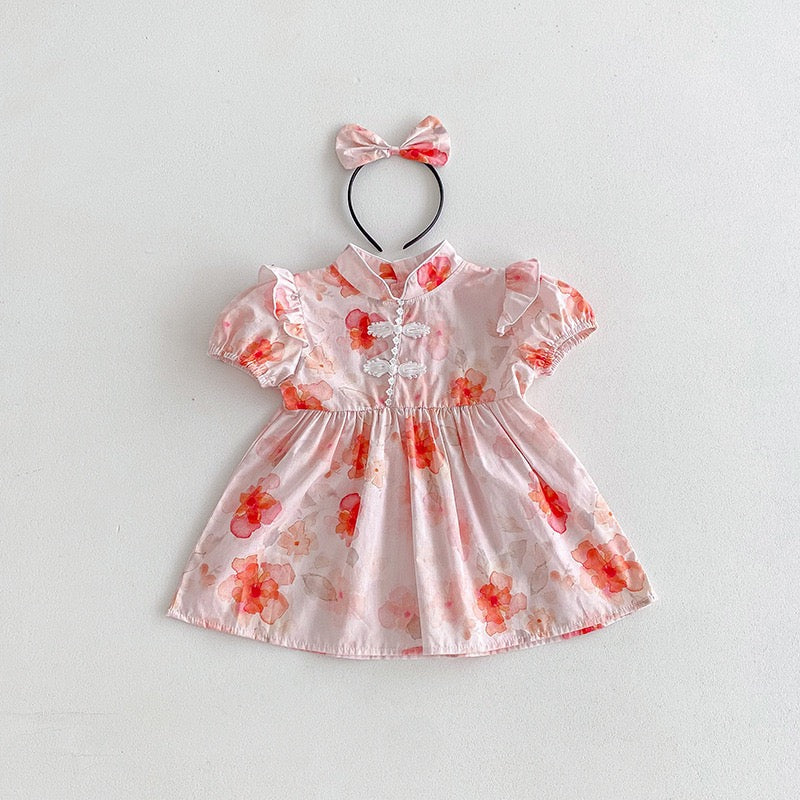 Red Tang Style Dress