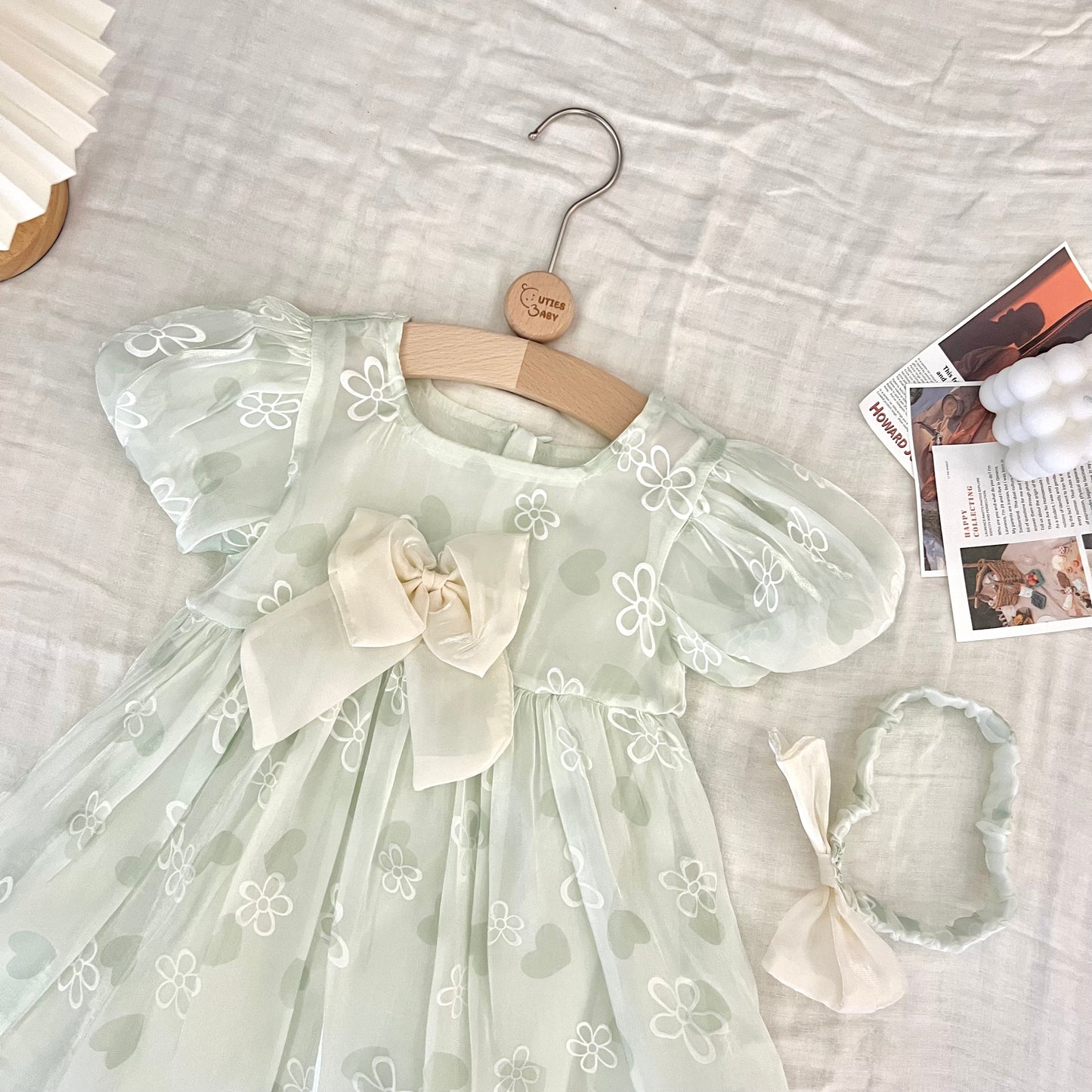 Summer White Bow Dress
