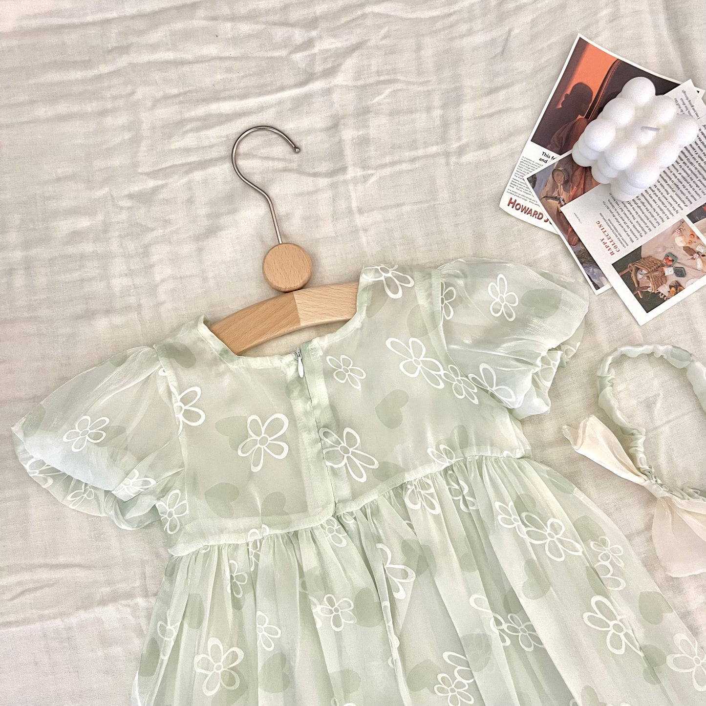 Summer White Bow Dress